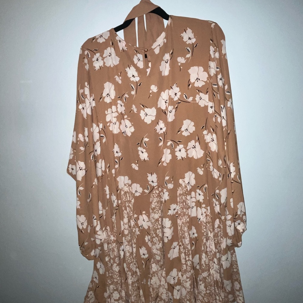 Floral Tie Waist Dress